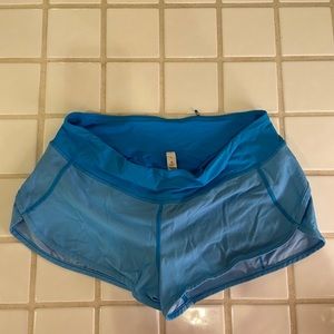 Blue lululemon shorts